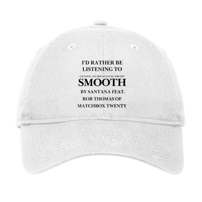 Rather Be Listening To Smooth Adjustable Cap Designed By Bariteau Hannah