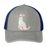 Easter Day T  Shirt Easter Cat American Shorthair With Bunny Ears & Eg Pa Trucker Cap | Artistshot