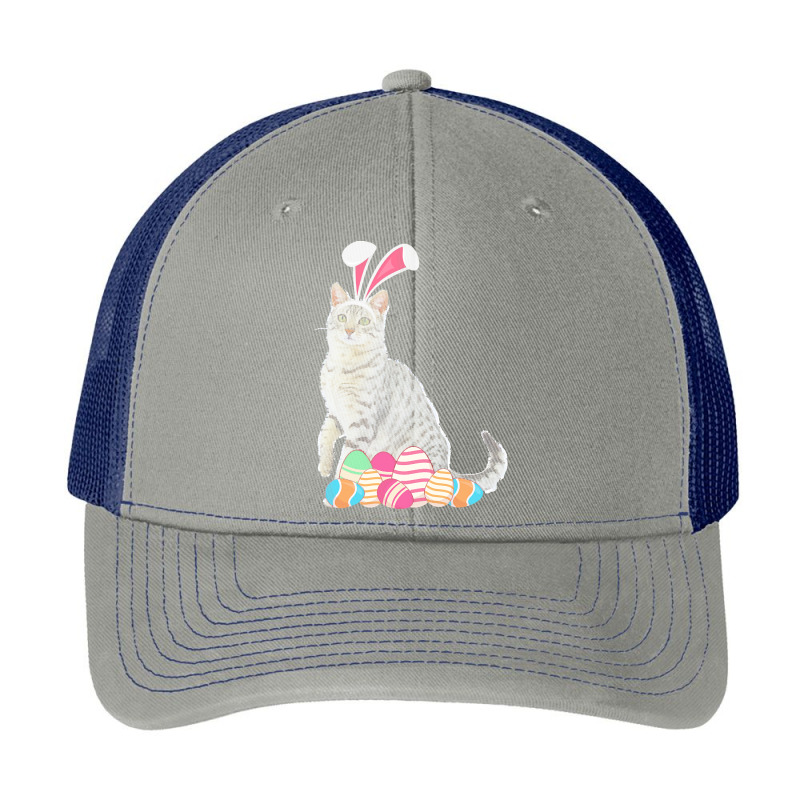 Easter Day T  Shirt Easter Cat American Shorthair With Bunny Ears & Eg Pa Trucker Cap by qrutherford990 | Artistshot