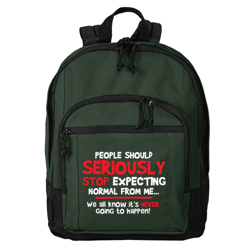 Quotes Funny Basic Backpack | Artistshot