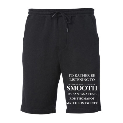 Rather Be Listening To Smooth Fleece Short Designed By Bariteau Hannah