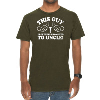Promoted To Uncle Vintage T-shirt | Artistshot