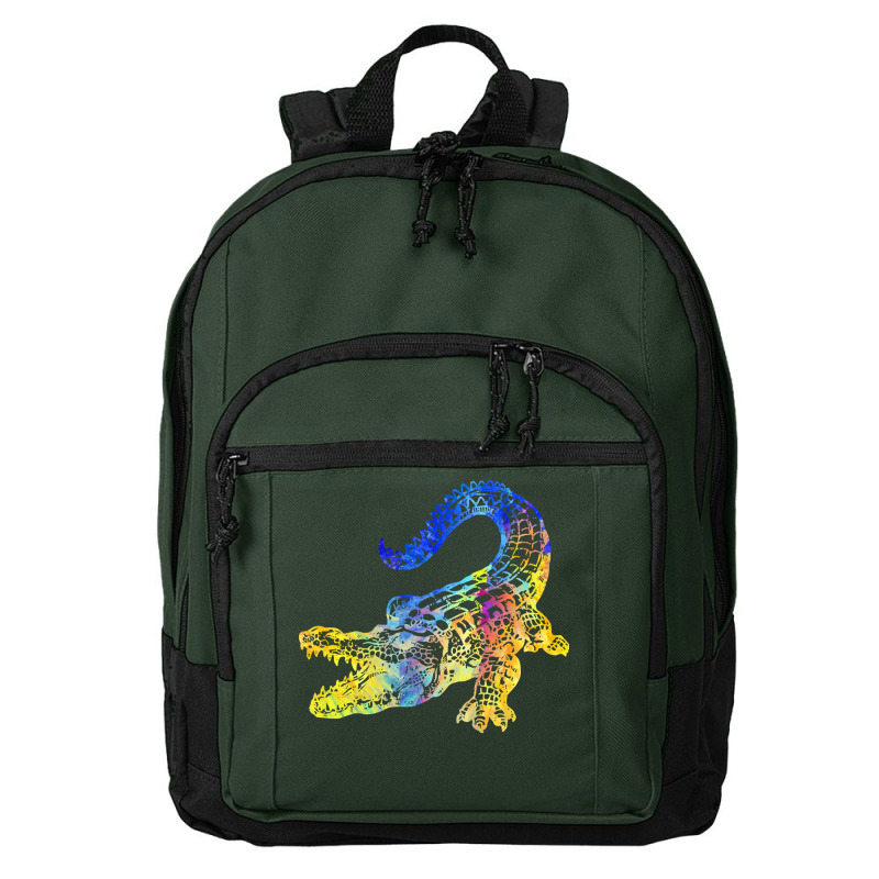 Crocodile Lover T  Shirtcrocodile Aligator With Beutiful Gift Idea T Basic Backpack | Artistshot