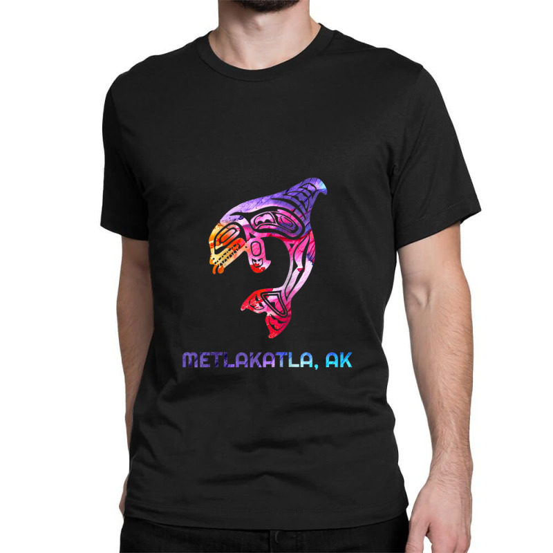 Metlakatla Alaska Native American Orca Killer Whale Raglan Baseball Te Classic T-shirt by Vivu991 | Artistshot