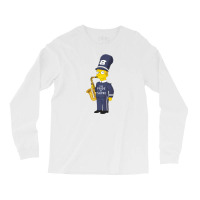 Simpson Holding The Saxophone Long Sleeve Shirts | Artistshot