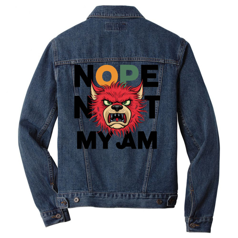 Nope Not My Jam Men Denim Jacket | Artistshot