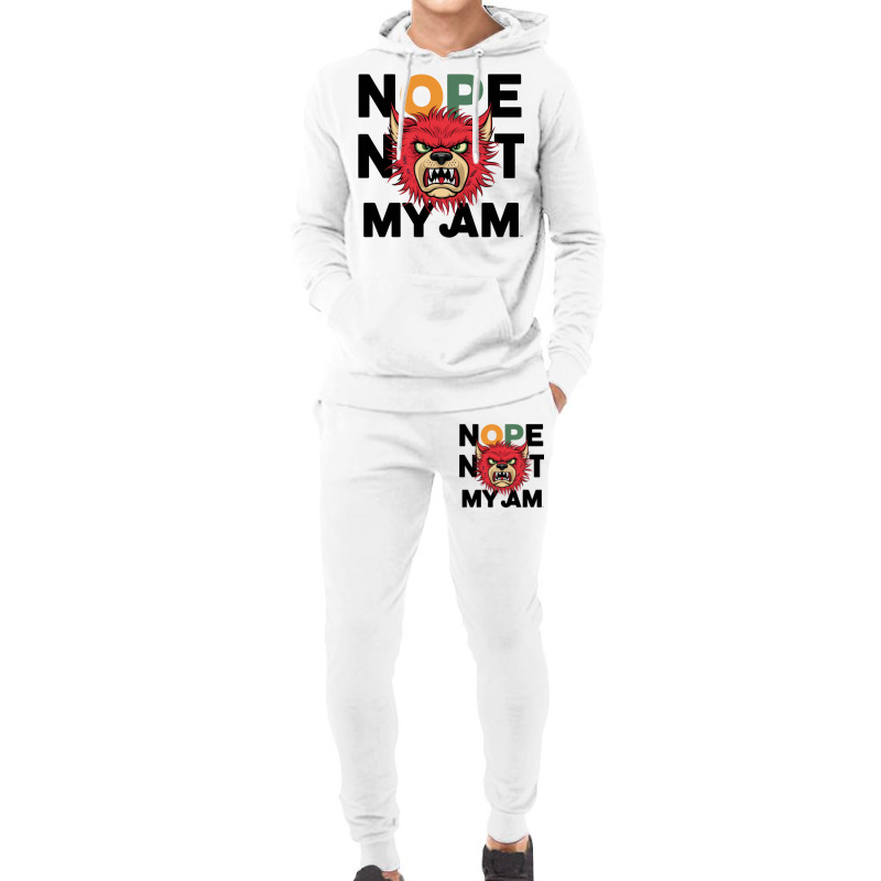 Nope Not My Jam Hoodie & Jogger Set | Artistshot