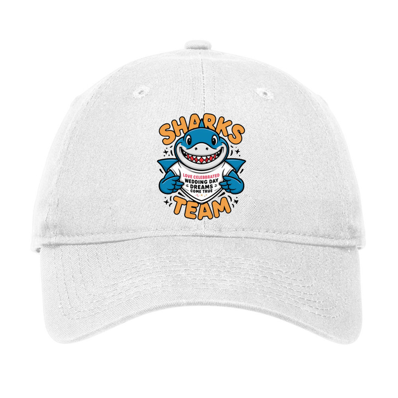 Sharks Team Adjustable Cap | Artistshot