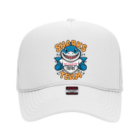 Sharks Team Foam Trucker Hat | Artistshot