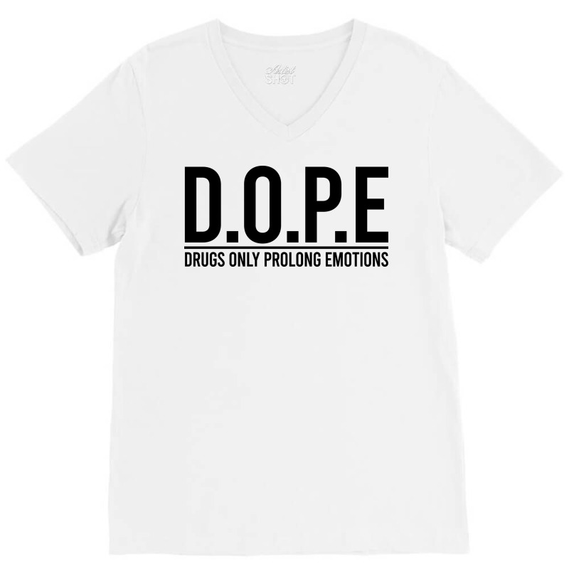 D.o.p.e. V-Neck Tee by coşkun | Artistshot