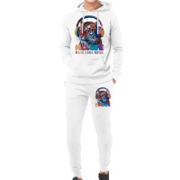 A Tiger Wearing Headphones Hoodie & Jogger Set | Artistshot