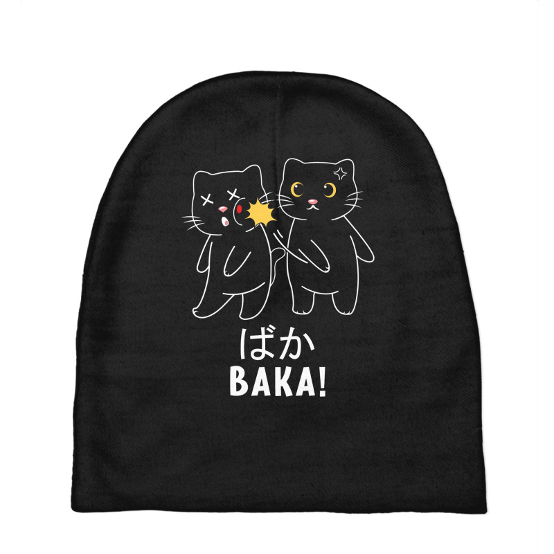 Cute Baka Cat Slap Baby Beanies | Artistshot