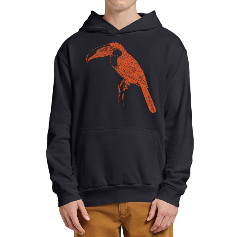 Vintage Toucan Bird Urban Pullover Hoodie by HRC Design | Artistshot