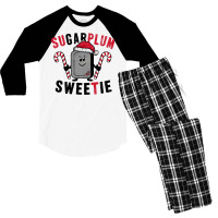 Sugarplum Sweetie Men's 3/4 Sleeve Pajama Set | Artistshot