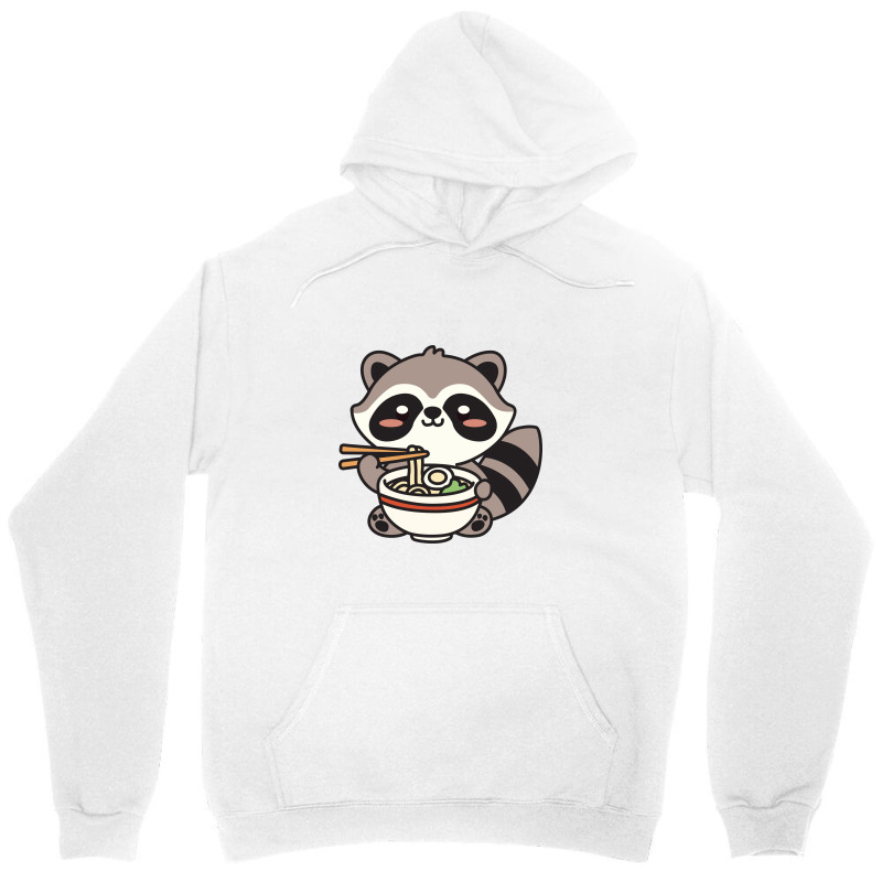 Raccoon Eating Ramen Noodle Unisex Hoodie by NQArtist | Artistshot