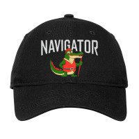 Aligator As A Navigator Adjustable Cap | Artistshot