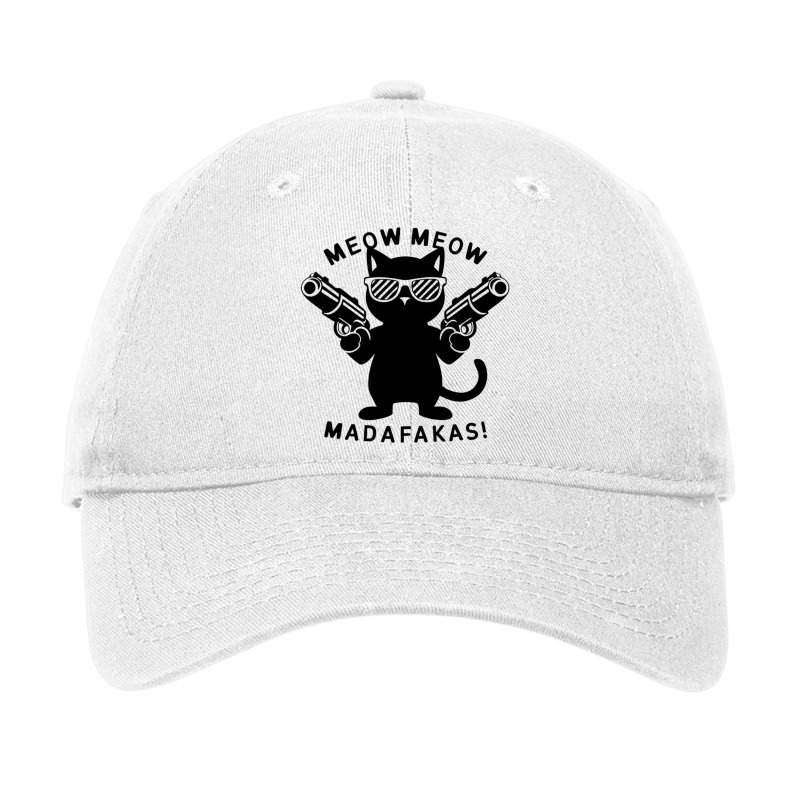 Meow Meow Madafakas Adjustable Cap by John Nichols | Artistshot