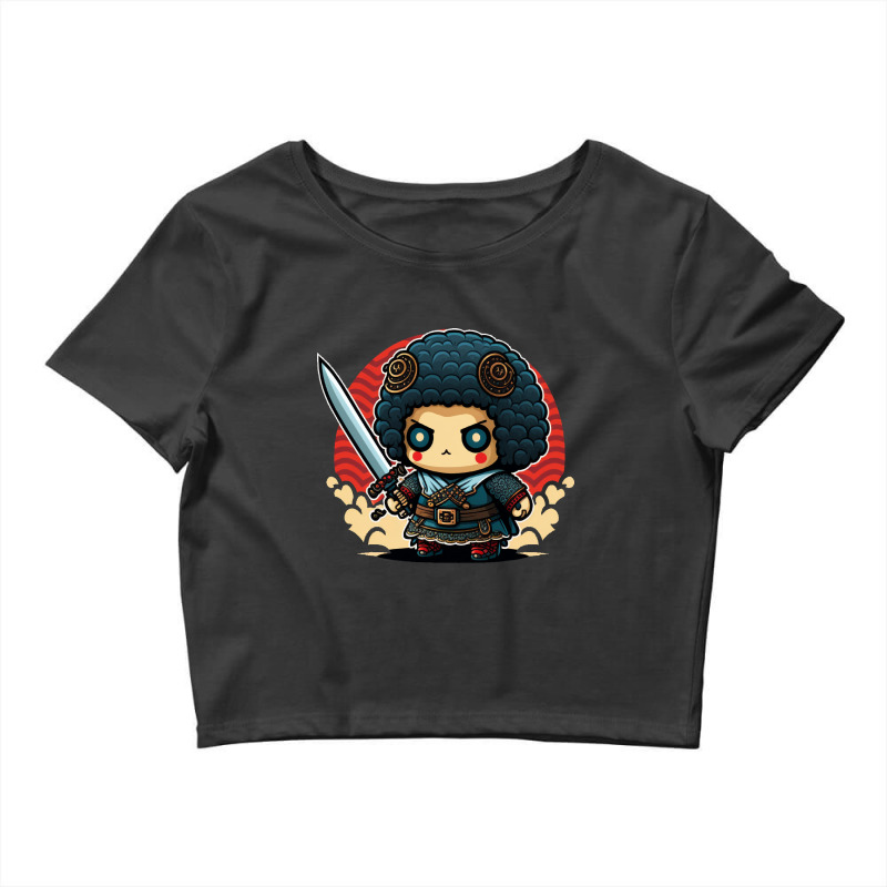 Little Warrior Crop Top by mailson | Artistshot