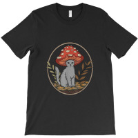 Cottagecore Aesthetic Cat T-shirt | Artistshot