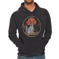 Cottagecore Aesthetic Cat Vintage Hoodie | Artistshot