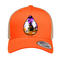 Hallowen Teardrop Retro Trucker Cap | Artistshot