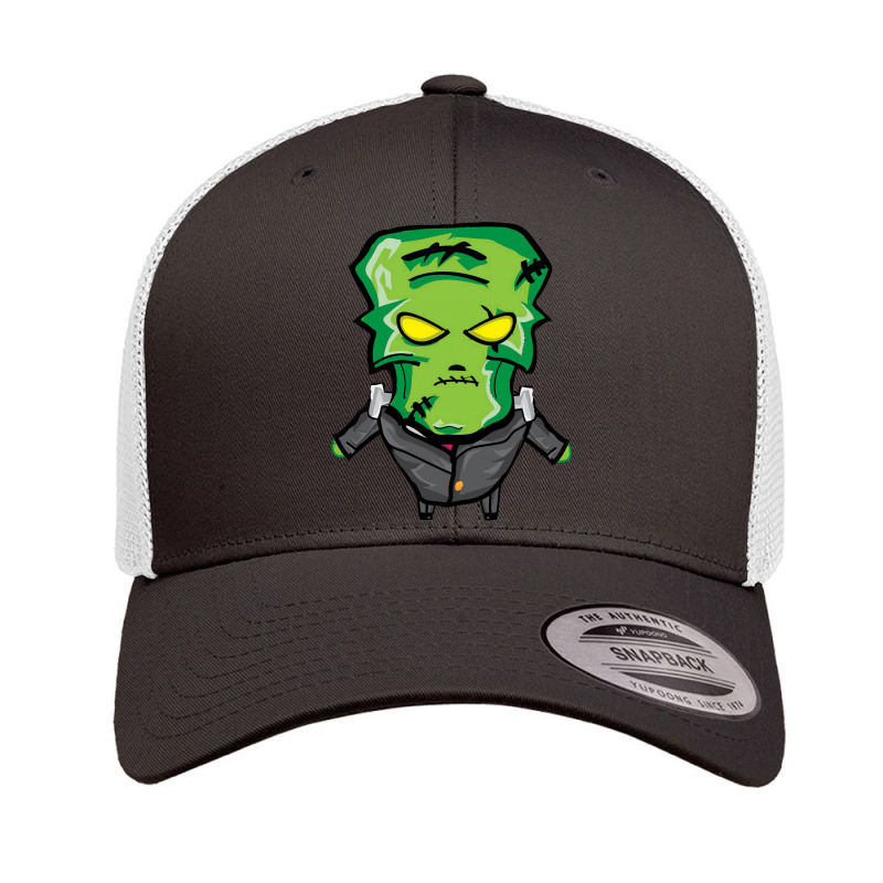 Funny Men Cartoon Green Character Men Women Retro Trucker Cap by MarinaArtists | Artistshot