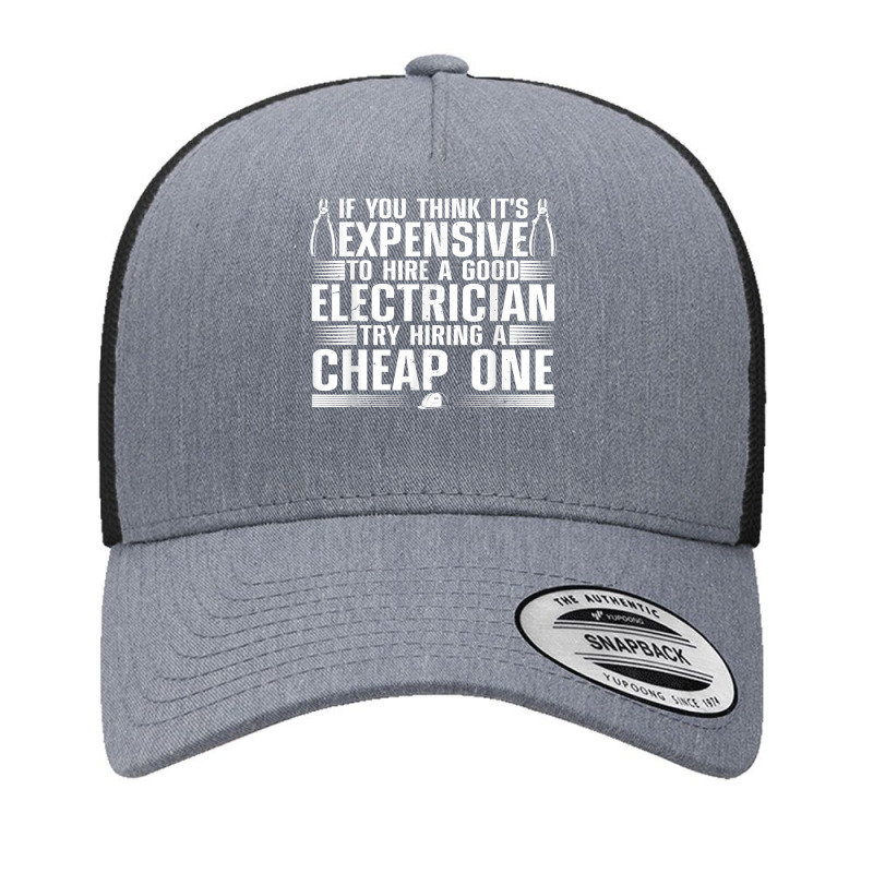 Funny Electrician Art For Men Dad Electronics Engineering T Shirt Yupoong Trucker Cap by harmanyuan | Artistshot