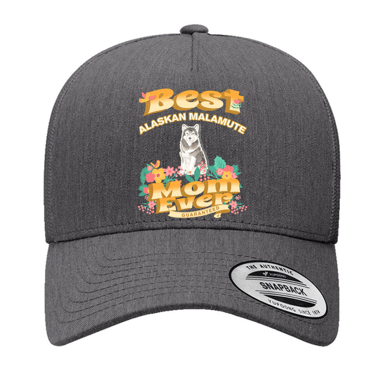 Dog Moms T  Shirt Best Alaskan Malamute Mom   Dog Mom, Dog Owner Gifts Yupoong Trucker Cap | Artistshot