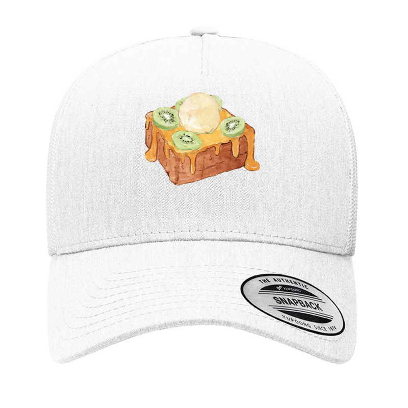 Brick Toast Bread Lover T  Shirt Honey Bread Brick Toast Topped With K Yupoong Trucker Cap by thymeartiste | Artistshot