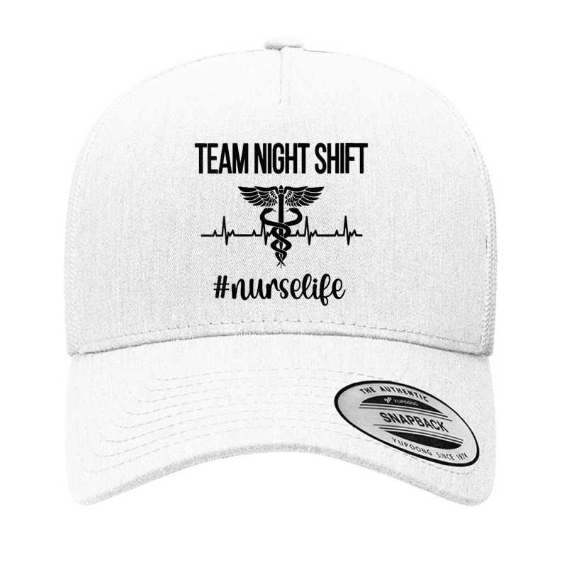 Womens Team Night Shift Caduceus Nursing Night Shift Nurse Week Yupoong Trucker Cap | Artistshot