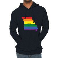 Missouri Rainbow Flag Lightweight Hoodie | Artistshot