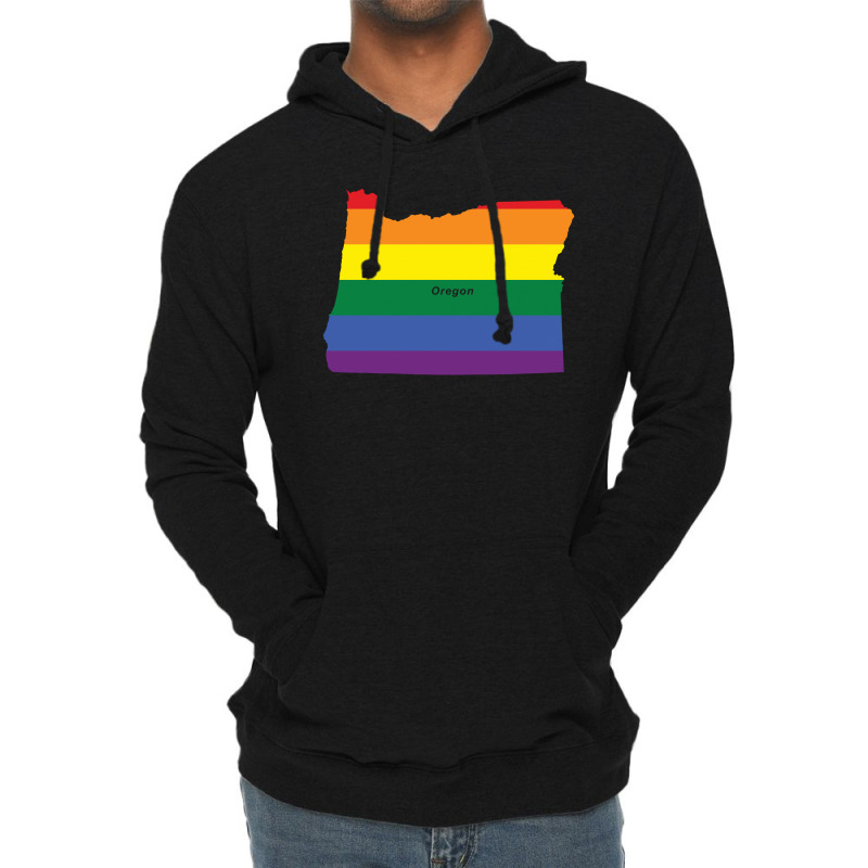 Oregen Rainbow Flag Lightweight Hoodie | Artistshot