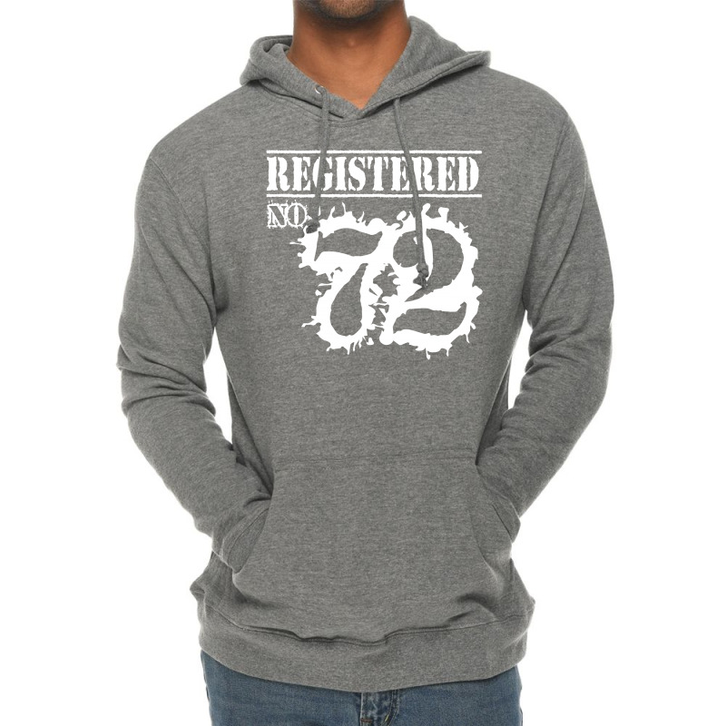 Registered No 72 Lightweight Hoodie | Artistshot