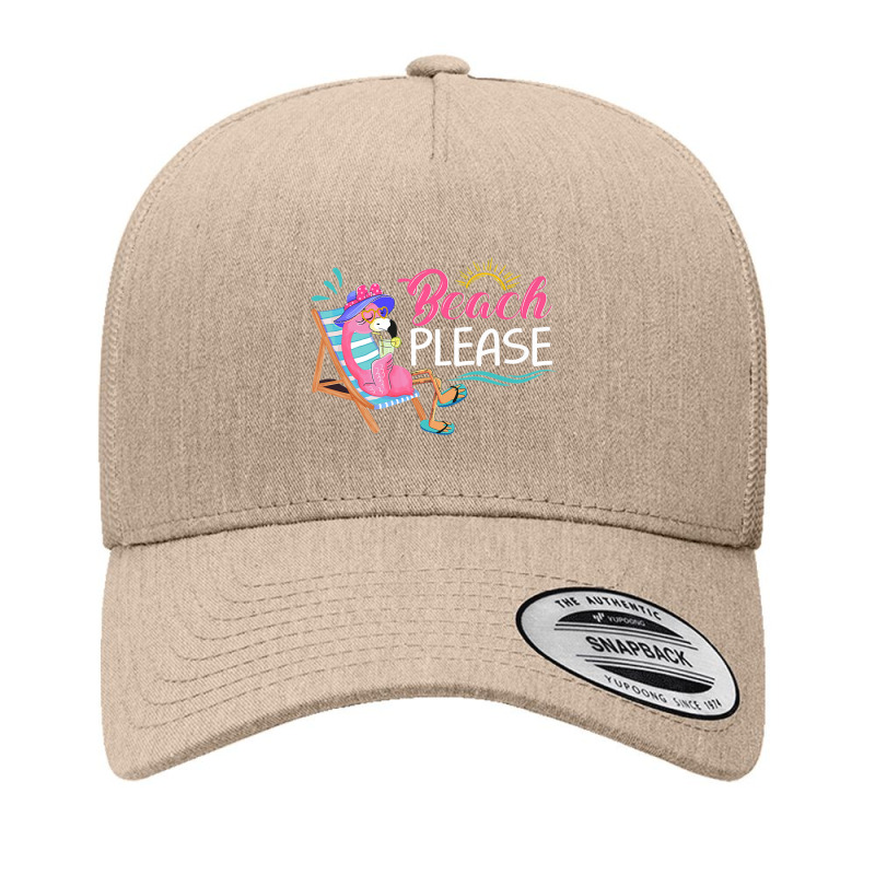 Flamingo Beach Please Flamingo Drinking Lover Summer Vacation Yupoong Trucker Cap by urethrapricey | Artistshot