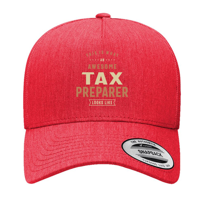 Funny Awesome Tax Preparer Job Occupation Yupoong Trucker Cap by cidolopez | Artistshot