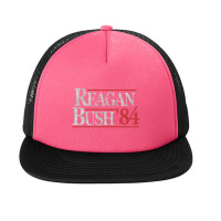 Vintage Reagan Bush 1984 Foam Snapback Hat | Artistshot