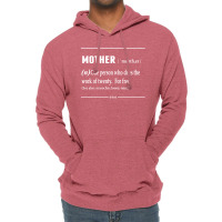 Mother Noun Lightweight Hoodie | Artistshot