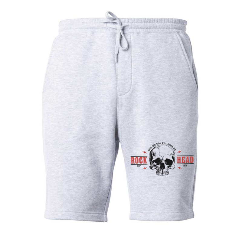 Skull Image Fleece Short | Artistshot