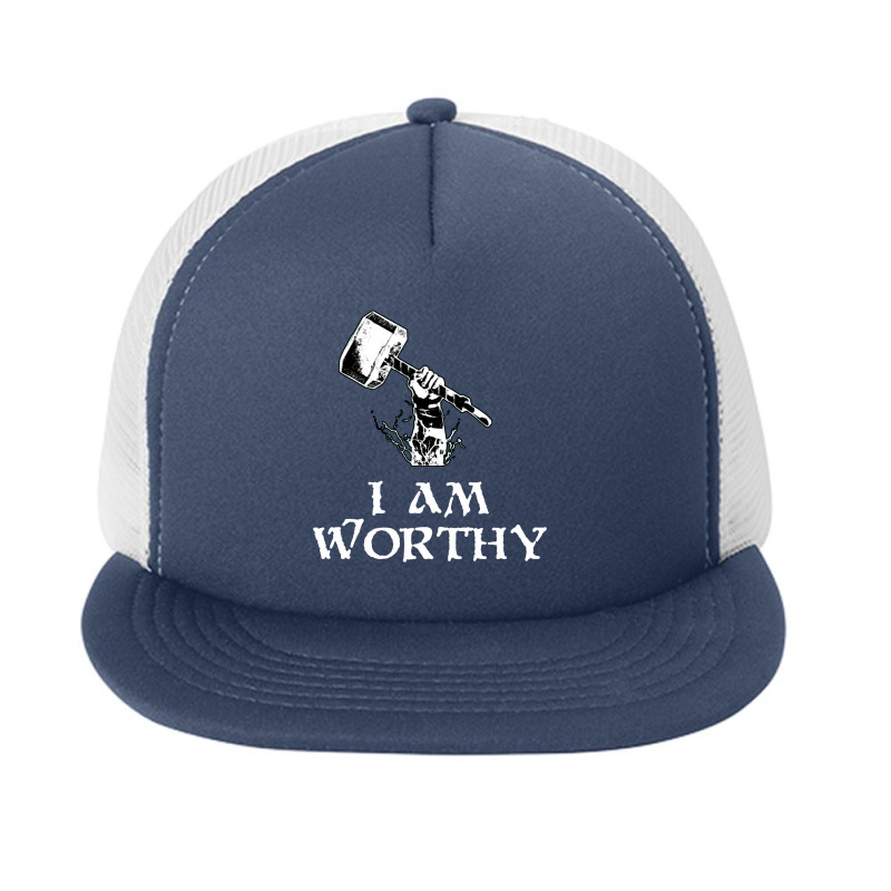 I Am Worthy Foam Snapback Hat | Artistshot