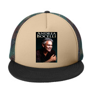 Andrea Bocelli - Italian Operatic Tenor And Multi-instrumentalist Foam Snapback Hat | Artistshot