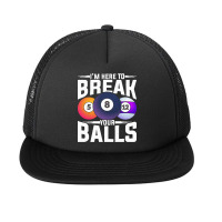 Billiard T  Shirt8 Ball Pool Player Funny Snooker Billiard T  Shirt Foam Snapback Hat | Artistshot