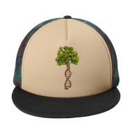 Dna Tree Of Life Science Genetics Biology Environment Lover T Shirt Foam Snapback Hat | Artistshot