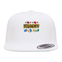 Mom Brick Builder Funny Blocks Master Builder T Shirt 5 Panel Snapback Cap | Artistshot