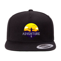 Adventure Calling 5 Panel Snapback Cap | Artistshot