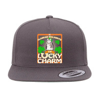 Alaskan Malamute T  Shirt My Alaskan Malamute Is My Lucky Charm   Gift 5 Panel Snapback Cap | Artistshot