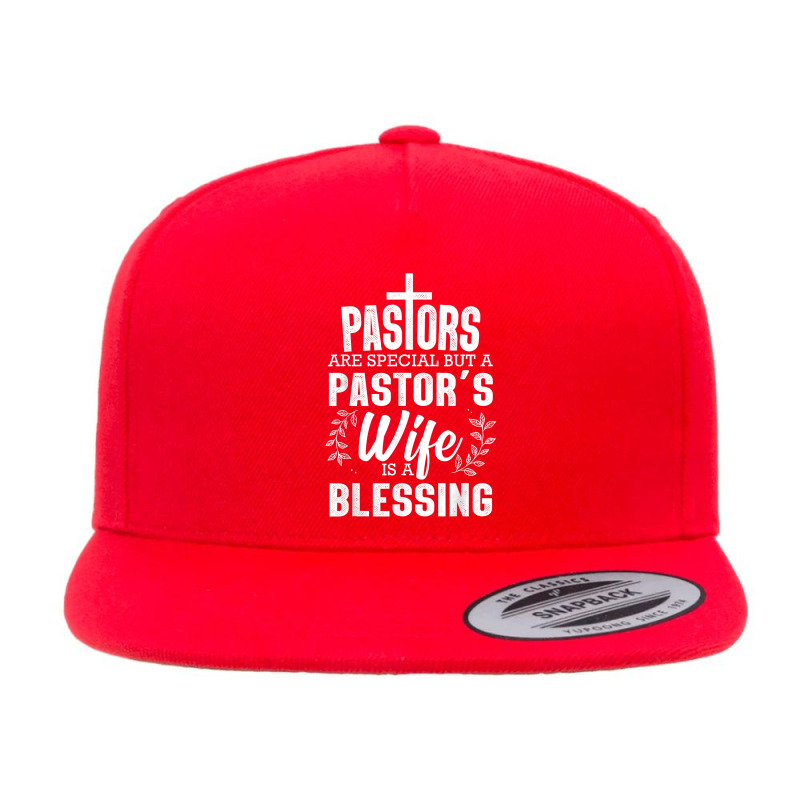 Funny Pastor Art For Women Wife Pastor Preacher Christian T Shirt 5 panel snapback cap by keishawnredner | Artistshot