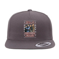 Seinfeld Group Shot It's A Festivus Miracle Ugly Sweater T Shirt 5 Panel Snapback Cap | Artistshot