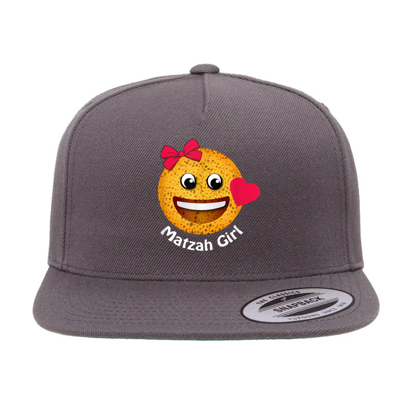 Passover Matzah Girl Afikoman Jewish Pesach Seder Girls T Shirt 5 Panel Snapback Cap | Artistshot