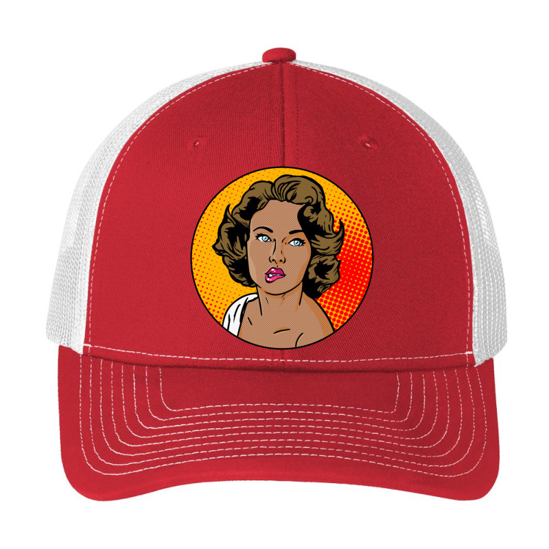 Pop Art Girl   Pop Art Pa Trucker Cap | Artistshot