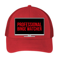 Professional Binge Watcher - Inside A Tv Screen Pa Trucker Cap | Artistshot